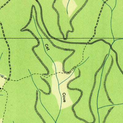 United States Geological Survey Pitcher Ridge, TN (1936, 24000-Scale) digital map