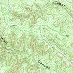 United States Geological Survey Pitchfork Flats, TX (1968, 24000-Scale) digital map