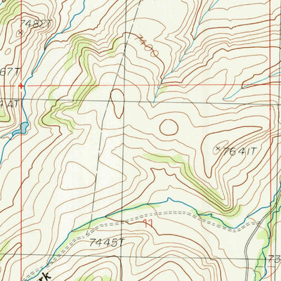 United States Geological Survey Pitchfork, WY (1987, 24000-Scale) digital map