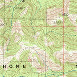 United States Geological Survey Pitchfork, WY (1987, 24000-Scale) digital map