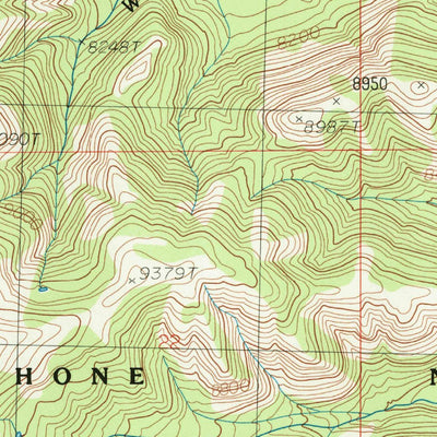 United States Geological Survey Pitchfork, WY (1987, 24000-Scale) digital map