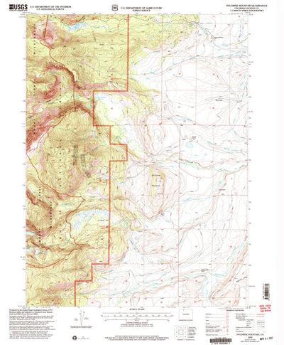 United States Geological Survey Pitchpine Mountain, CO (2000, 24000-Scale) digital map