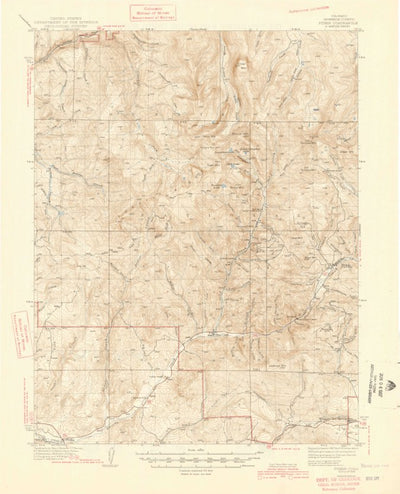 United States Geological Survey Pitkin, CO (1945, 62500-Scale) digital map