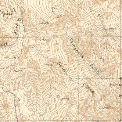 United States Geological Survey Pitkin, CO (1945, 62500-Scale) digital map