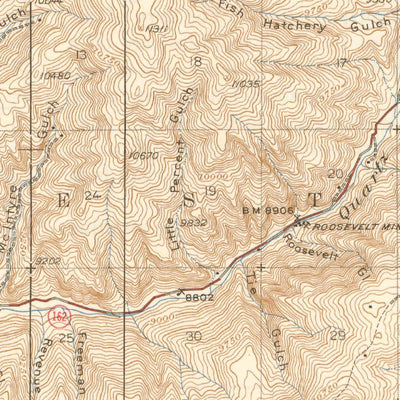United States Geological Survey Pitkin, CO (1945, 62500-Scale) digital map