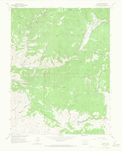 United States Geological Survey Pitkin, CO (1964, 24000-Scale) digital map