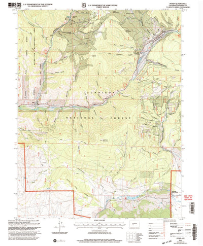 United States Geological Survey Pitkin, CO (2001, 24000-Scale) digital map