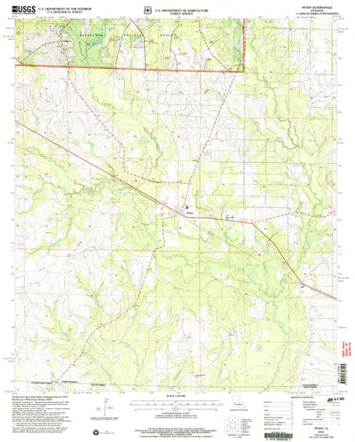 United States Geological Survey Pitkin, LA (2003, 24000-Scale) digital map