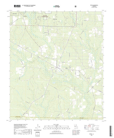 United States Geological Survey Pitkin, LA (2020, 24000-Scale) digital map
