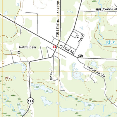 United States Geological Survey Pitkin, LA (2020, 24000-Scale) digital map