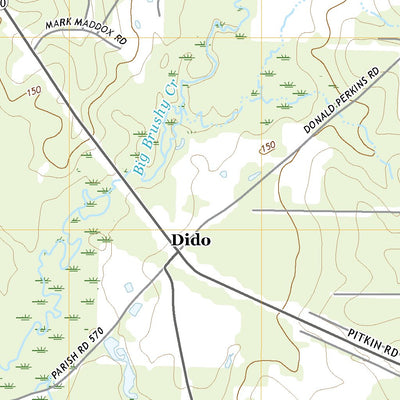United States Geological Survey Pitkin, LA (2020, 24000-Scale) digital map