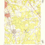 United States Geological Survey Pitman East, NJ (1953, 24000-Scale) digital map