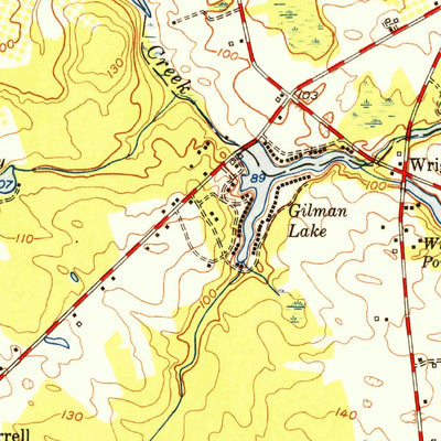 United States Geological Survey Pitman West, NJ (1953, 24000-Scale) digital map