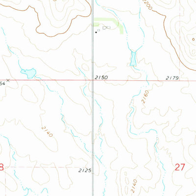 United States Geological Survey Pitt Creek, ND (1972, 24000-Scale) digital map