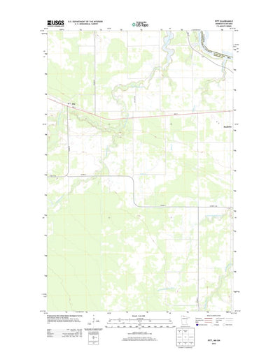 United States Geological Survey Pitt, MN (2013, 24000-Scale) digital map