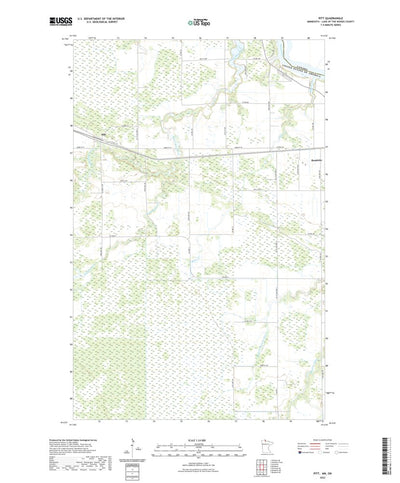 United States Geological Survey Pitt, MN (2022, 24000-Scale) digital map