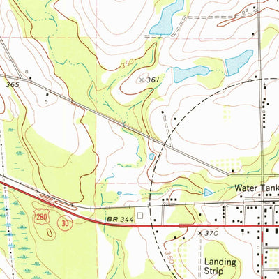 United States Geological Survey Pitts, GA (1974, 24000-Scale) digital map