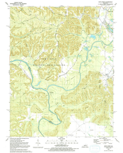 United States Geological Survey Pitts Point, KY (1991, 24000-Scale) digital map