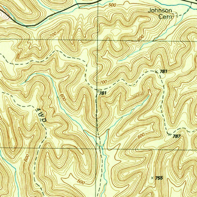 United States Geological Survey Pitts Point, KY (1991, 24000-Scale) digital map