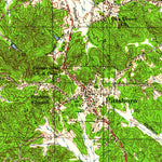 United States Geological Survey Pittsboro, MS (1954, 62500-Scale) digital map