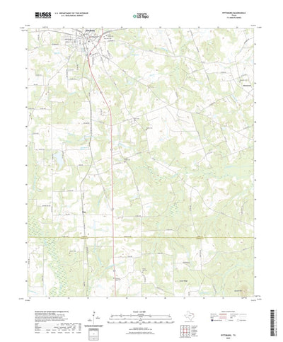 United States Geological Survey Pittsburg, TX (2022, 24000-Scale) digital map