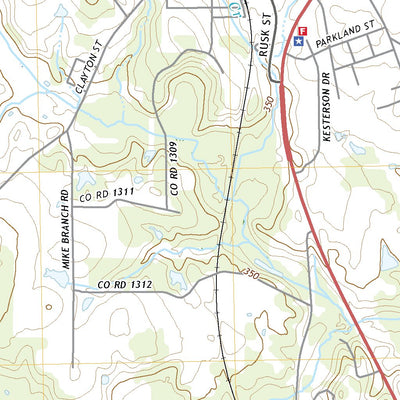 United States Geological Survey Pittsburg, TX (2022, 24000-Scale) digital map