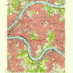 United States Geological Survey Pittsburgh East, PA (1956, 24000-Scale) digital map