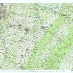 United States Geological Survey Pittsburgh East, PA (1986, 100000-Scale) digital map