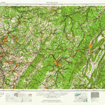 United States Geological Survey Pittsburgh, PA (1964, 250000-Scale) digital map