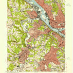 United States Geological Survey Pittsburgh West, PA (1948, 24000-Scale) digital map