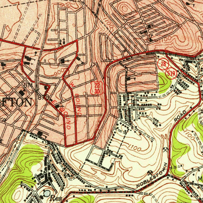 United States Geological Survey Pittsburgh West, PA (1948, 24000-Scale) digital map