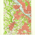United States Geological Survey Pittsburgh West, PA (1956, 24000-Scale) digital map