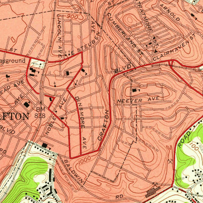 United States Geological Survey Pittsburgh West, PA (1956, 24000-Scale) digital map