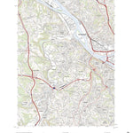 United States Geological Survey Pittsburgh West, PA (2023, 24000-Scale) digital map