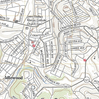 United States Geological Survey Pittsburgh West, PA (2023, 24000-Scale) digital map