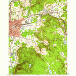 United States Geological Survey Pittsfield East, MA (1944, 24000-Scale) digital map