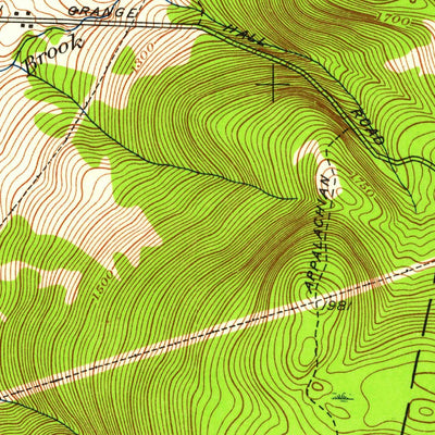 United States Geological Survey Pittsfield East, MA (1944, 24000-Scale) digital map