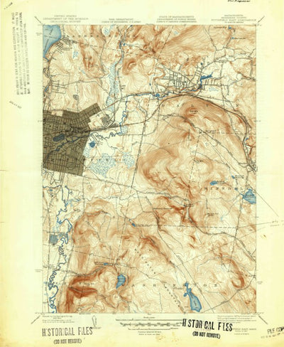 United States Geological Survey Pittsfield East, MA (1947, 31680-Scale) digital map