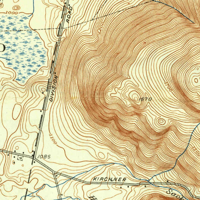 United States Geological Survey Pittsfield East, MA (1947, 31680-Scale) digital map