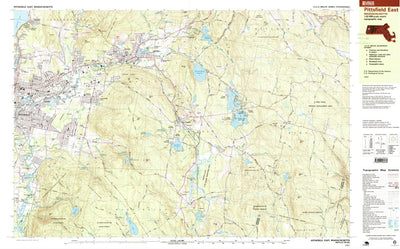 United States Geological Survey Pittsfield East, MA (1997, 25000-Scale) digital map