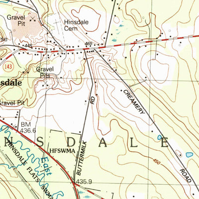 United States Geological Survey Pittsfield East, MA (1997, 25000-Scale) digital map