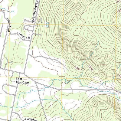 United States Geological Survey Pittsfield East, MA (2012, 24000-Scale) digital map