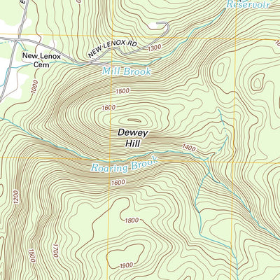United States Geological Survey Pittsfield East, MA (2012, 24000-Scale) digital map