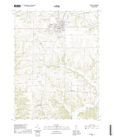 United States Geological Survey Pittsfield, IL (2021, 24000-Scale) digital map