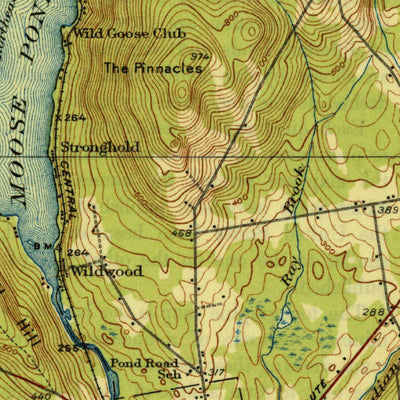 United States Geological Survey Pittsfield, ME (1933, 62500-Scale) digital map