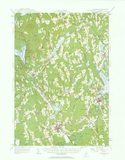 United States Geological Survey Pittsfield, ME (1955, 62500-Scale) digital map