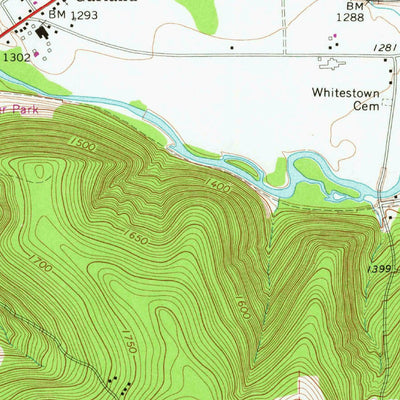 United States Geological Survey Pittsfield, PA (1968, 24000-Scale) digital map