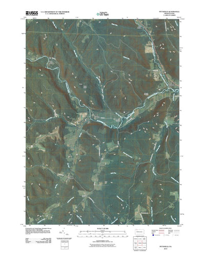 United States Geological Survey Pittsfield, PA (2010, 24000-Scale) digital map
