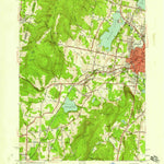 United States Geological Survey Pittsfield West, MA-NY (1944, 24000-Scale) digital map