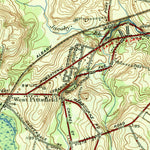 United States Geological Survey Pittsfield West, MA-NY (1947, 31680-Scale) digital map